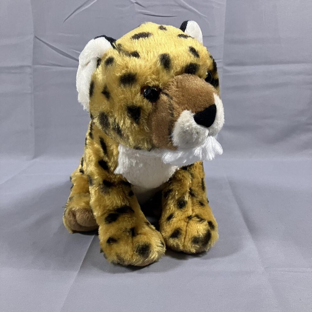 Wild Republic Cheetah Plush Stuffed Animal Leopard Toy 13" Jungle Cat Soft Gift